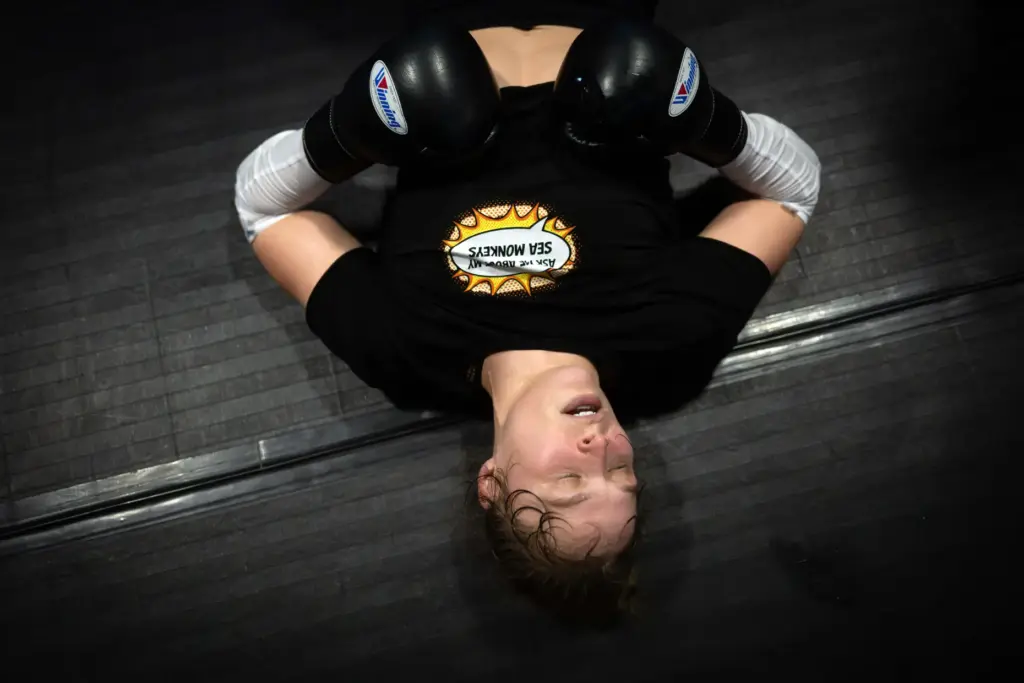Former UFC champion and Olympic medalist Ronda Rousey prepares for...