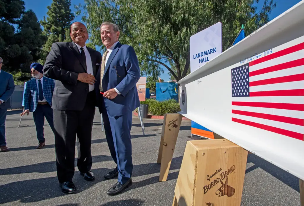 Ronald Rochon, Cal State Fullerton president signed his name on...