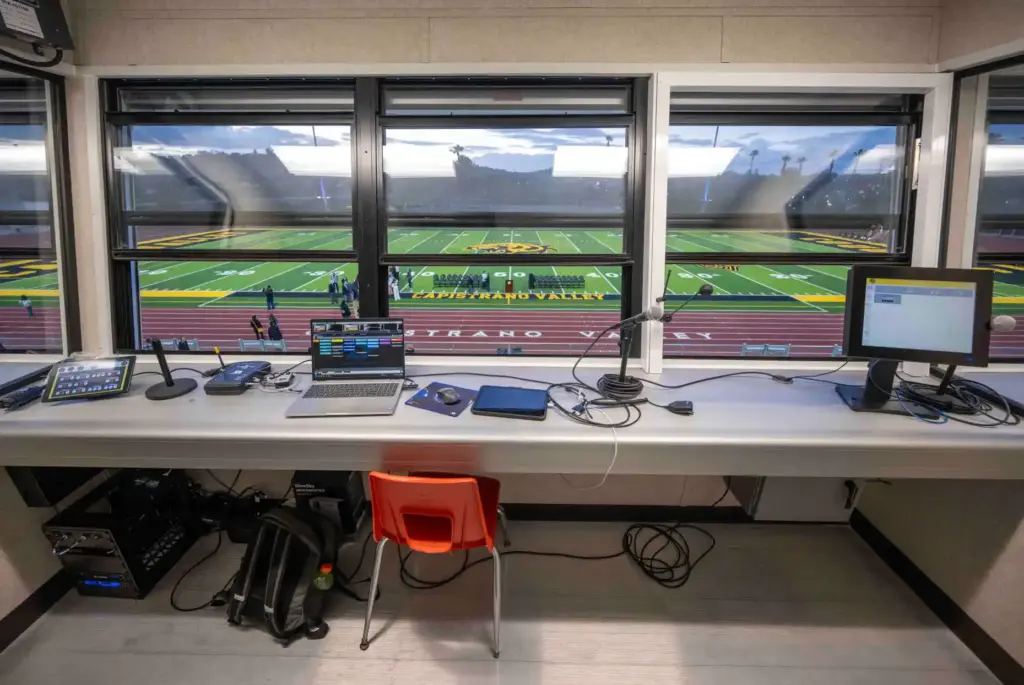 Capistrano Valley High Schoolâs newly renovated stadium is complete with...
