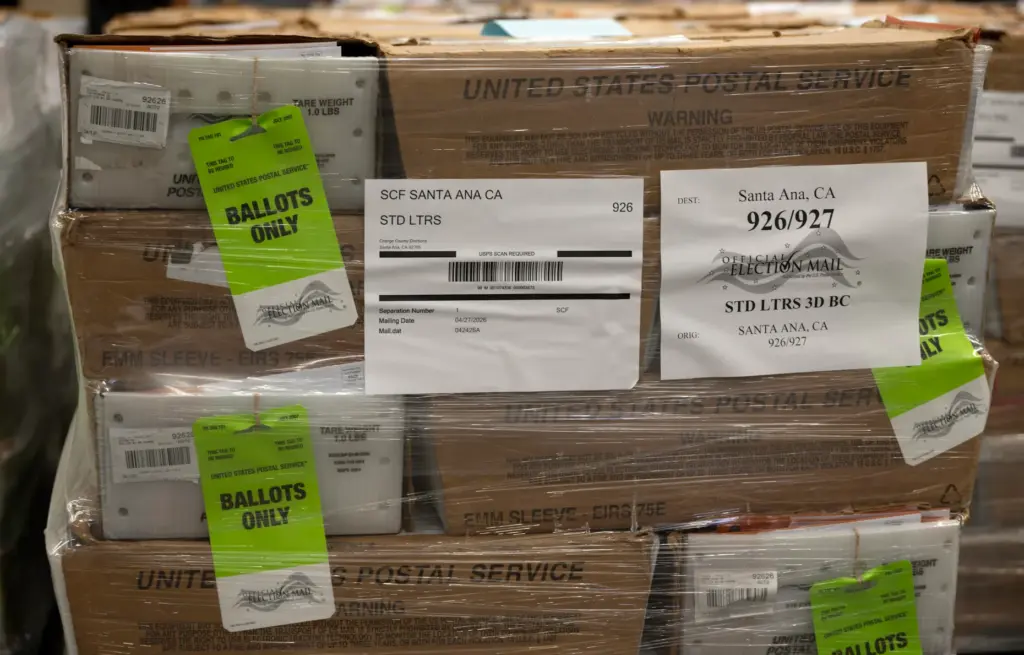 About 1.9 million ballots at the OC Registrars office in...
