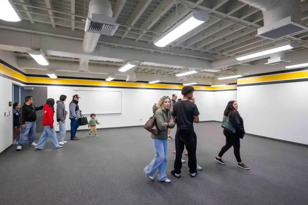Capistrano Valley High School families tour what will become a...