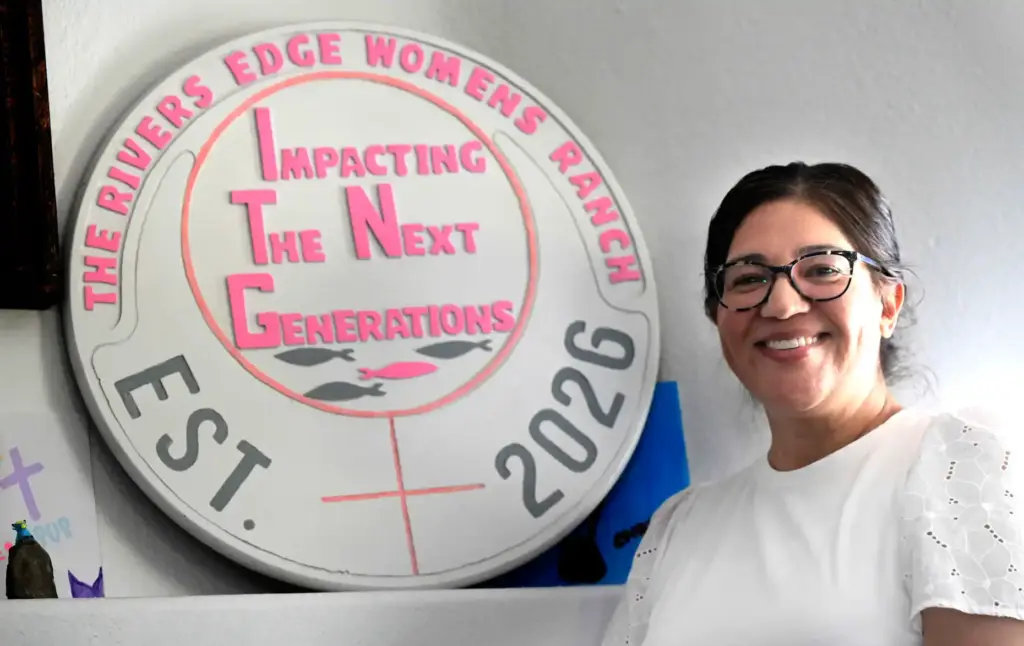 River’s Edge Womenâs Ranch Executive Director Michele Mendoza stands in...