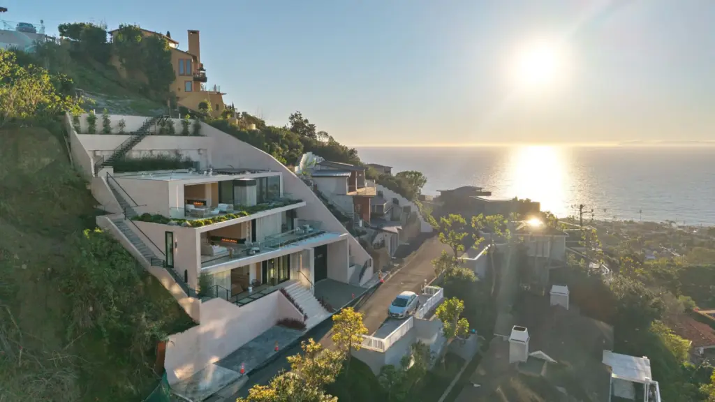 Now on the market for $6.995 million, this three-story home...