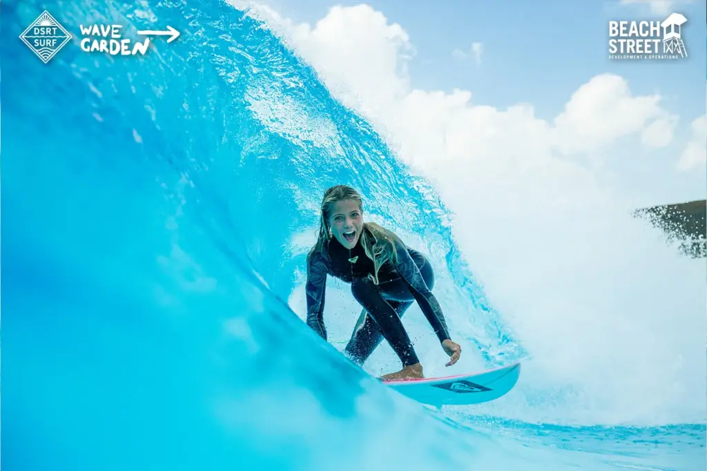 The Wavegarden Cove technology that will power DSRT Surf can...