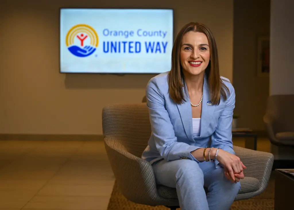 Elizabeth Andrade, executive director of 2-1-1 OC, at Orange County...