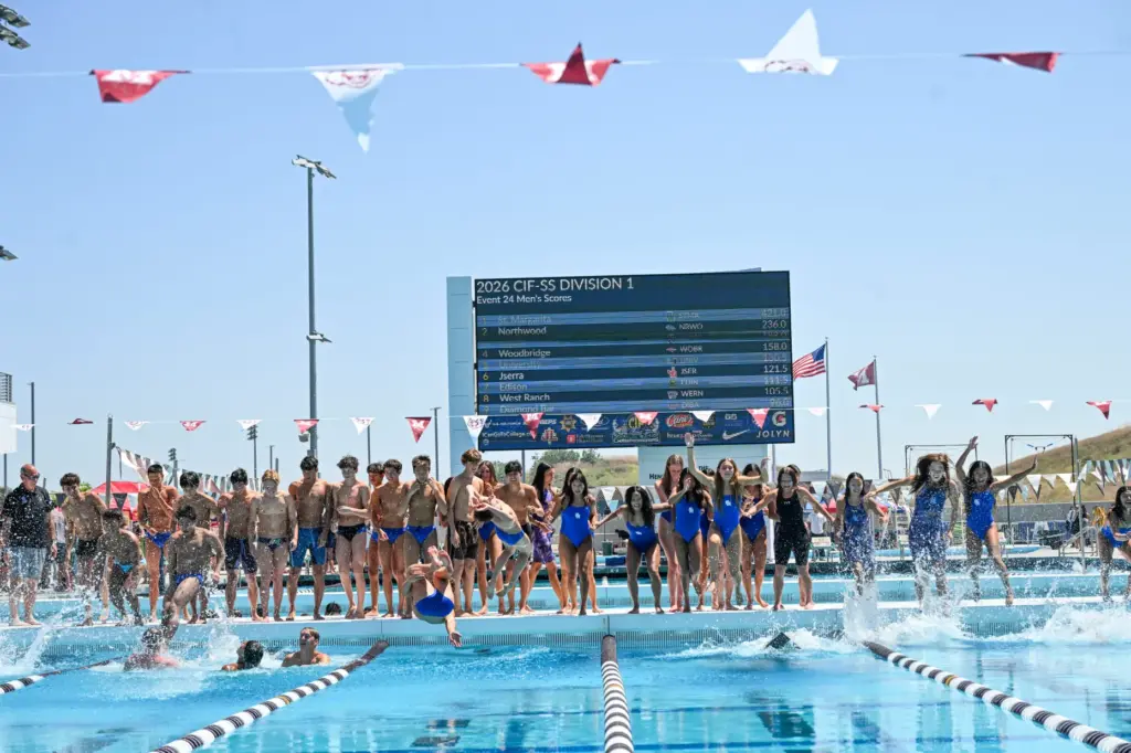 The Santa Margarita Catholic High School boys and girls swim...