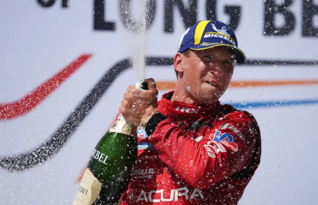 Acura Meyer Shank Racing GTP driver, Renger van der Zande,...