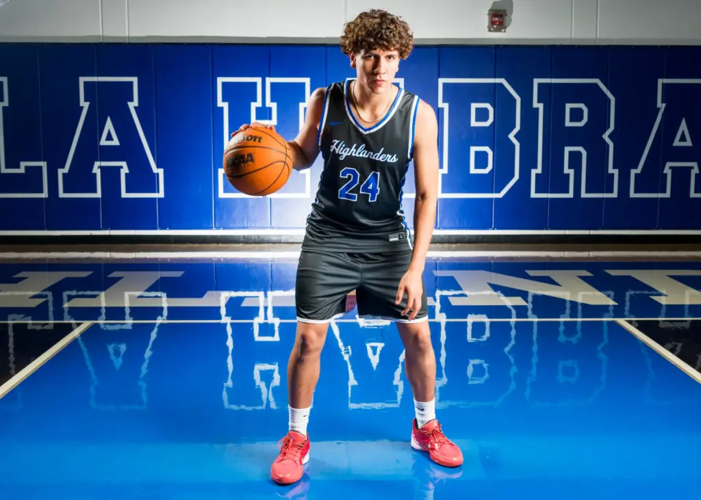 Acen Jimenez of La Habra in La Habra on Monday,...