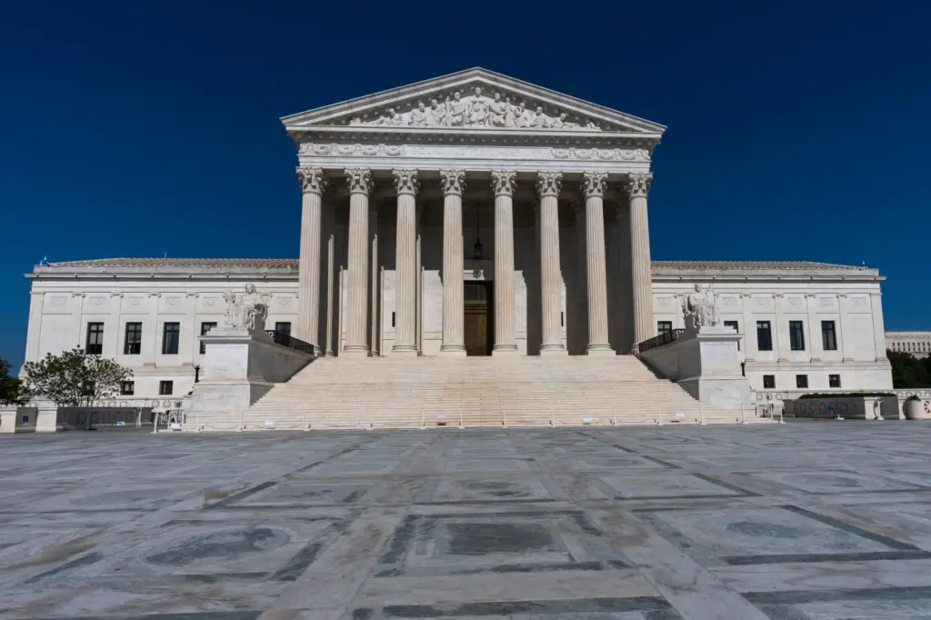 The Supreme Court is seen