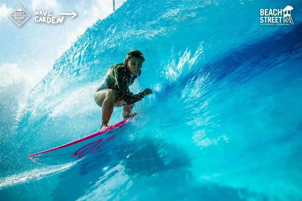 The Wavegarden Cove technology that will power DSRT Surf can...