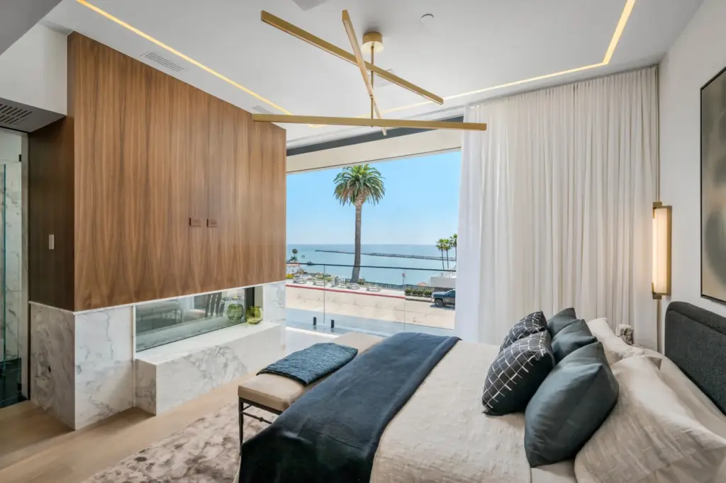 The primary bedroom. (Photo by Joel Danto of The Luxury...