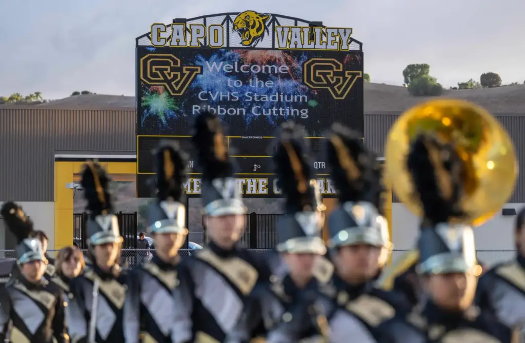 The Capistrano Valley High School marching band, also known as...