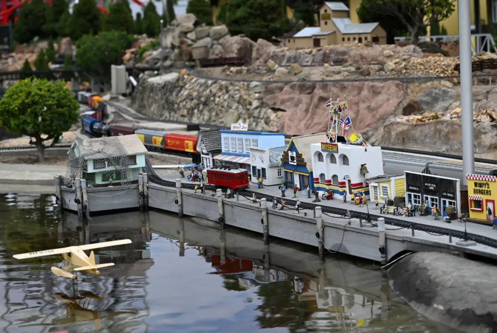 The Fairplex Garden Railroad at the LA County Fair on...