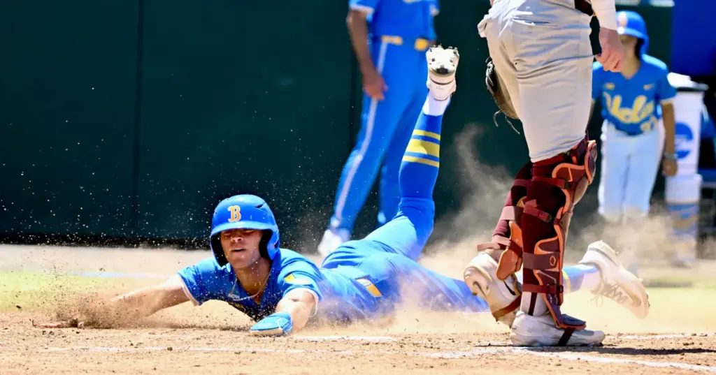 Phoenix Call #4 of the UCLA Bruins scores on a...