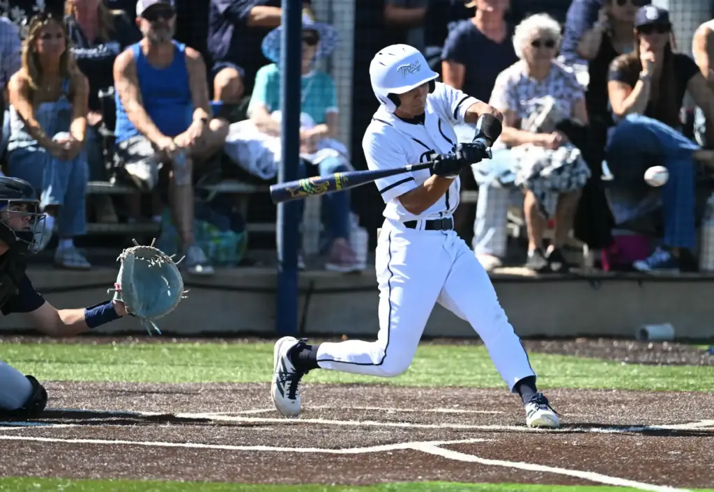 Noah Whittaker (12) hits in 2 runs in two runs...