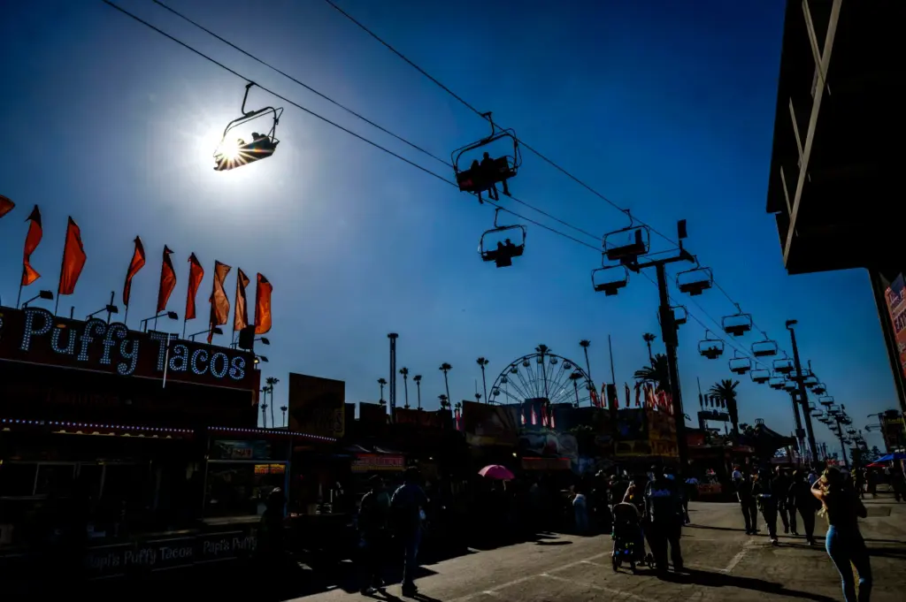 Fair goers enjoy opening day of the LA County Fair...