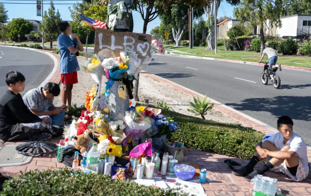 Friends pay tribute to a 13-year-old boy who crashed his...
