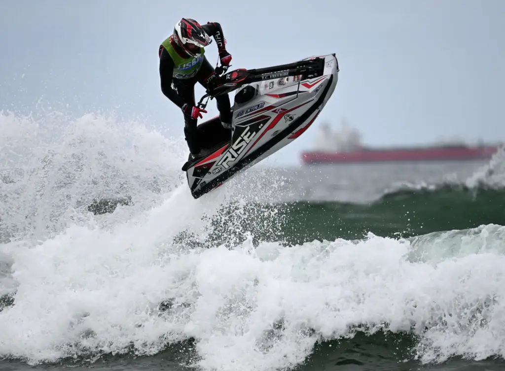 Chris Morrison of Temecula, participates in the Freeride competition, May...