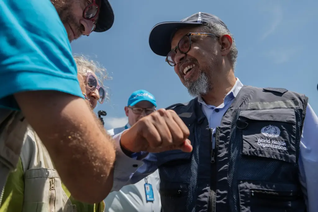 Director General of the World Health Organisation (WHO) Tedros Adhanom...