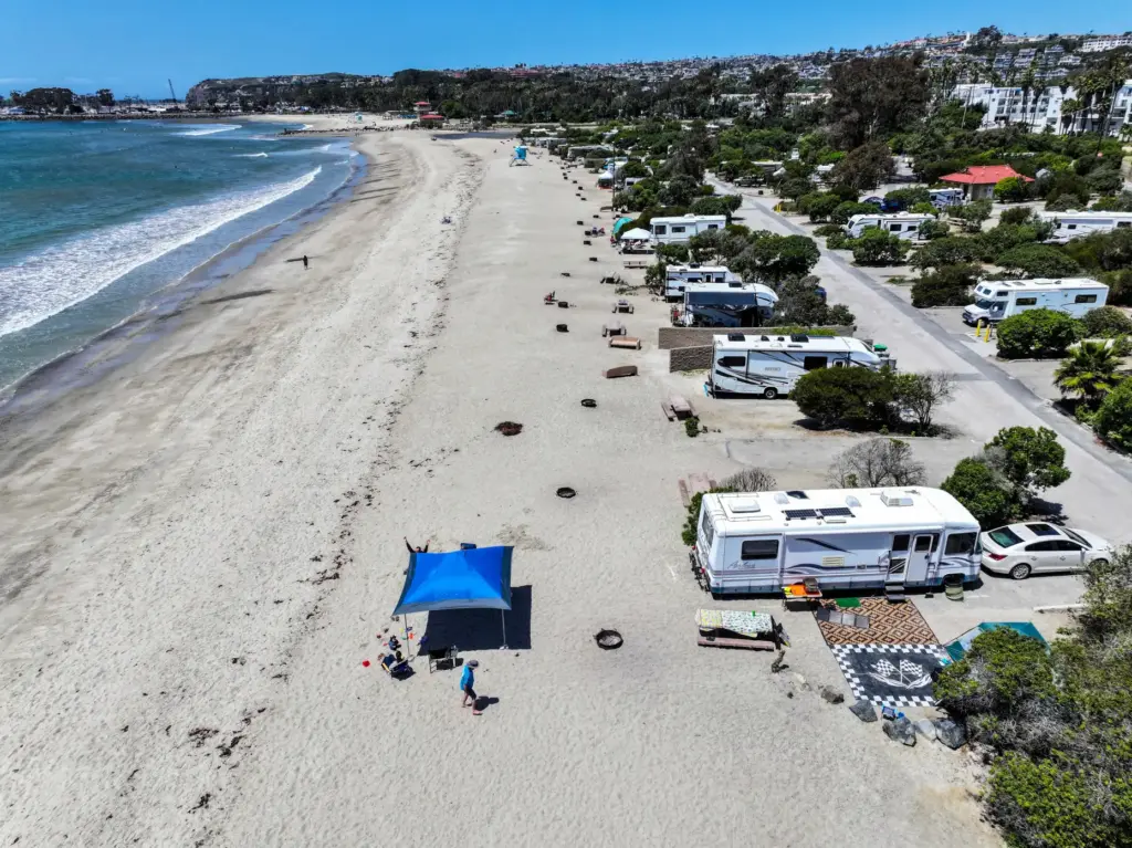 Doheny State Beach Campground in Dana Point, CA, on Tuesday,...