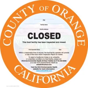 Orange County restaurants shut down by health inspectors (June 3-11)