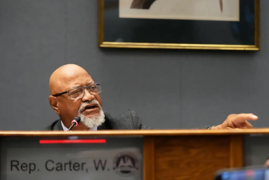 Louisiana state Rep. Wilford Carter, Sr., D- Dist. 34, speaks...