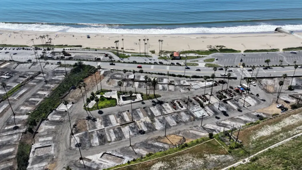 The former Pacific Palisades Bowl Mobile Estates, which was destroyed...