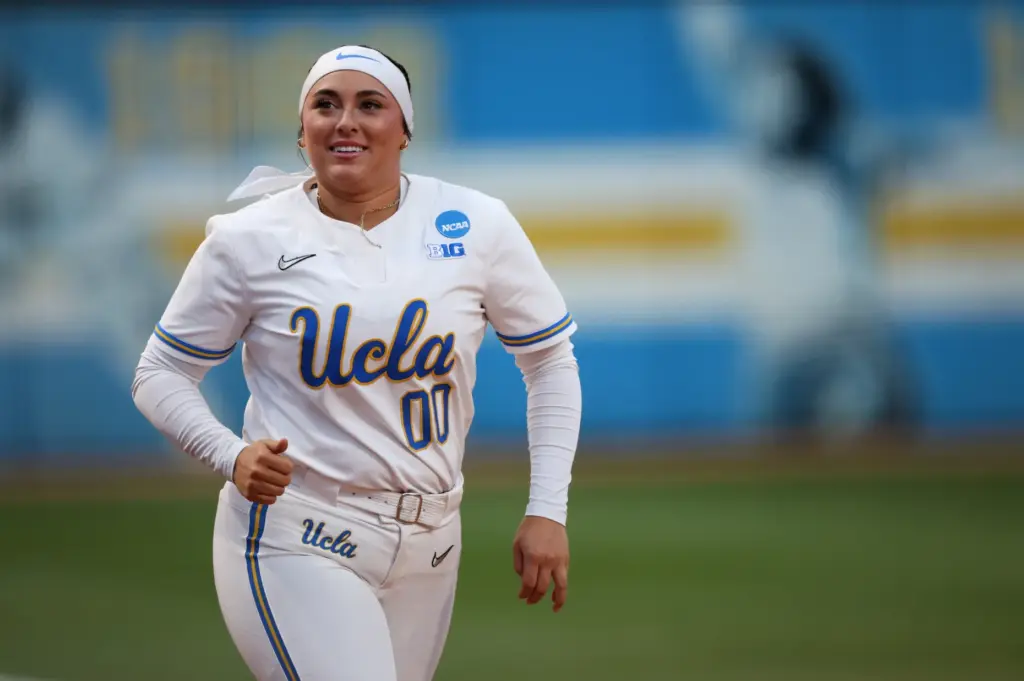 UCLAâs Laci Lopez is introduced before the Bruins’ NCAA Los...