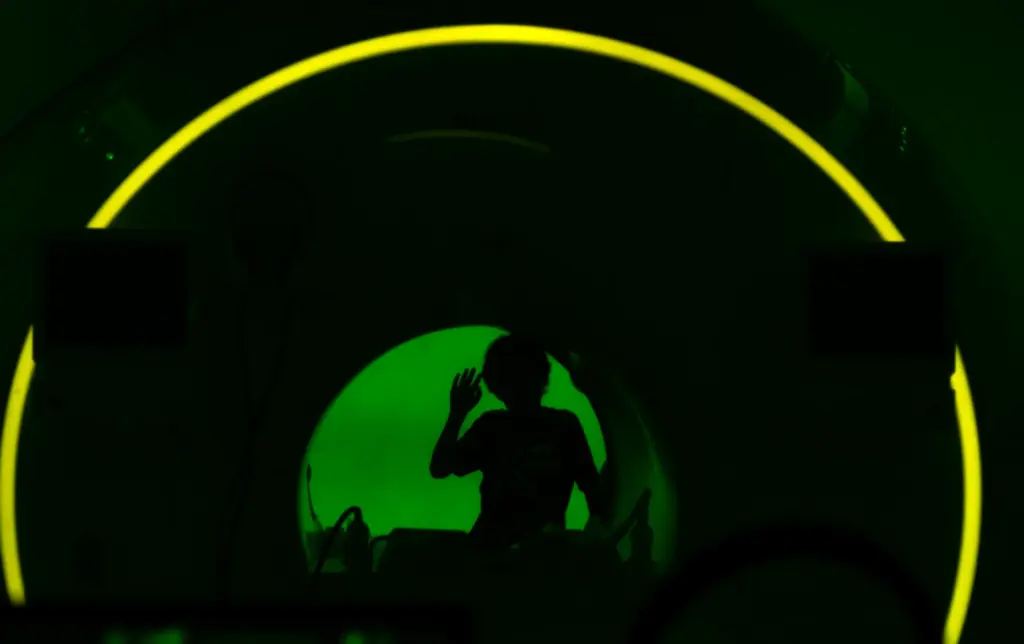 Eight-year-old Jordan Mosley recently received an “ambient experience” MRI scan...