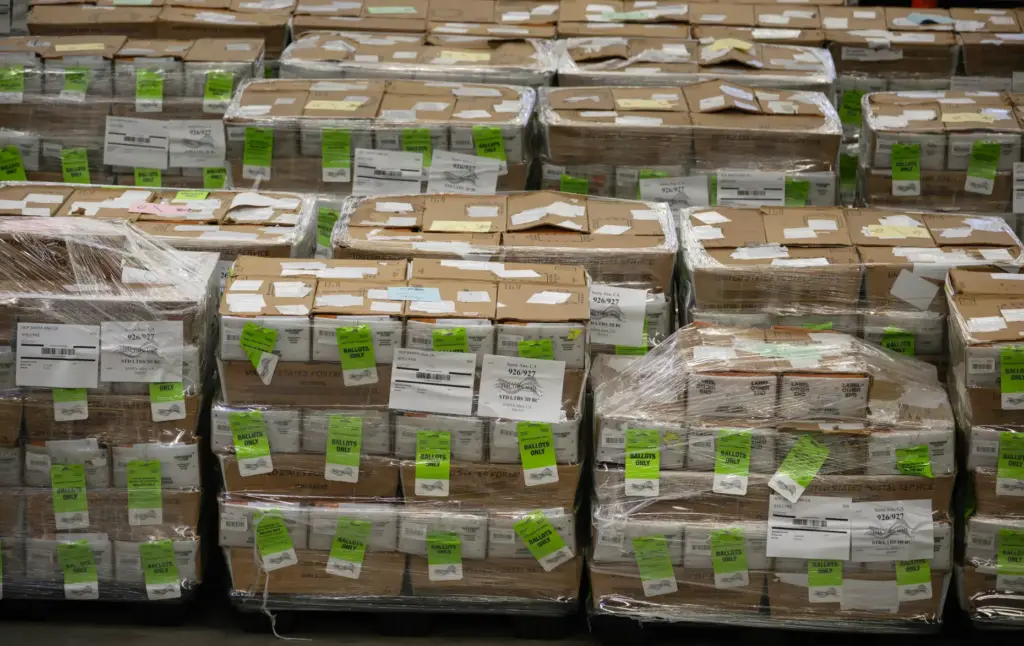 About 1.9 million ballots at the OC Registrars office in...