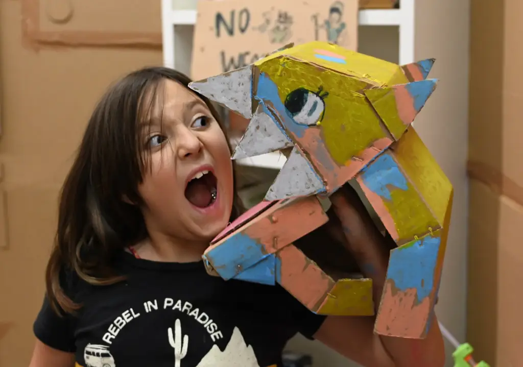 Ella Ghahramani, 8, of Claremont creates a character “Yatta” from...
