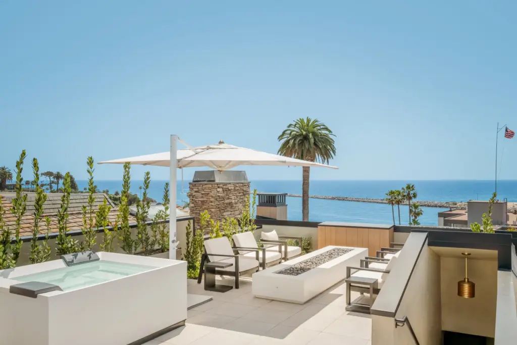 The rooftop terrace. (Photo by Joel Danto of The Luxury...