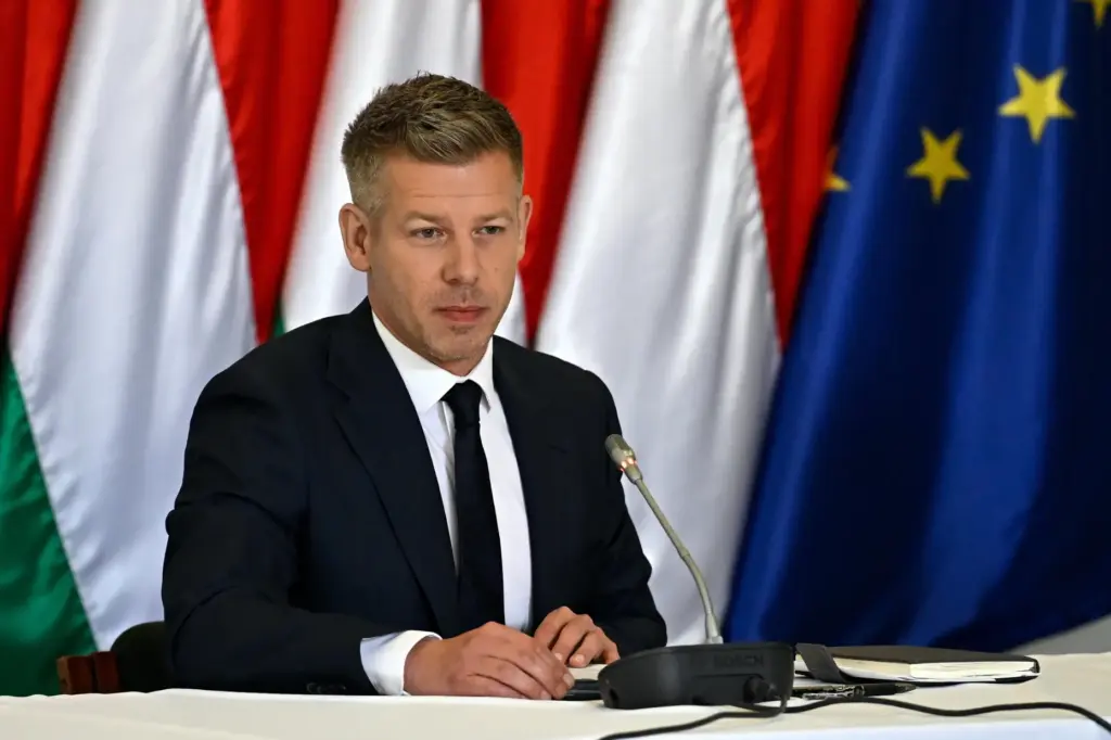 Hungarian Prime Minister Peter Magyar attends the first, out-of-town cabinet meeting.