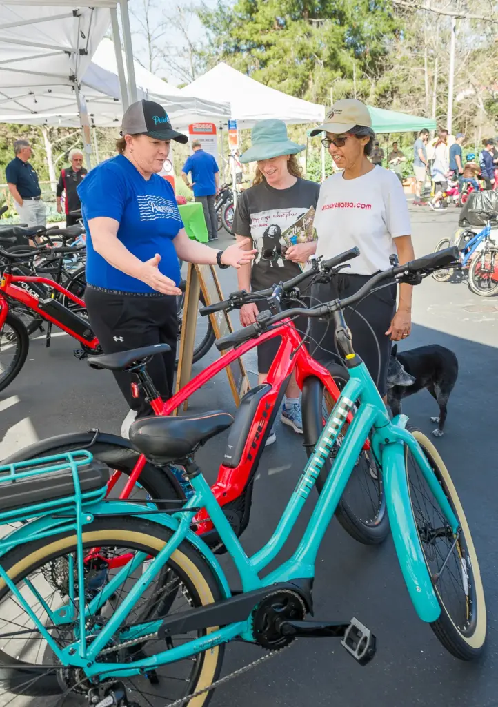 Kristen Lawrence owner of Pure Ride Cycles explains about E-Bikes...