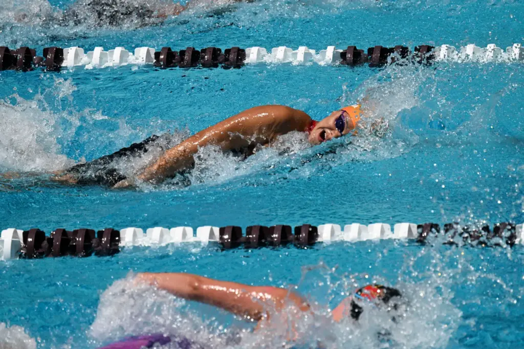 Ava DeAnda of Riverside Poly high school competes in the...