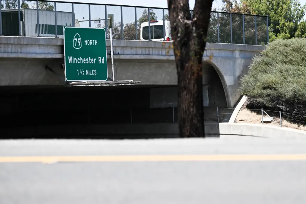 Extra lanes have been added to the on-ramps at Winchester...
