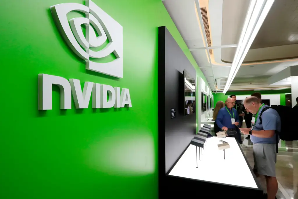 Nvidia products at an exhibition