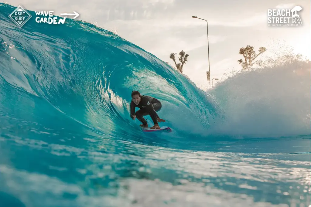 The Wavegarden Cove technology that will power DSRT Surf can...