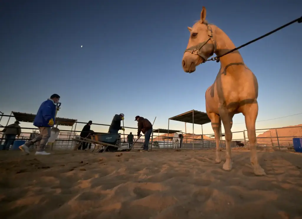 âRanchersâ at the River’s Edge Ranch in Lucerne Valley, a...