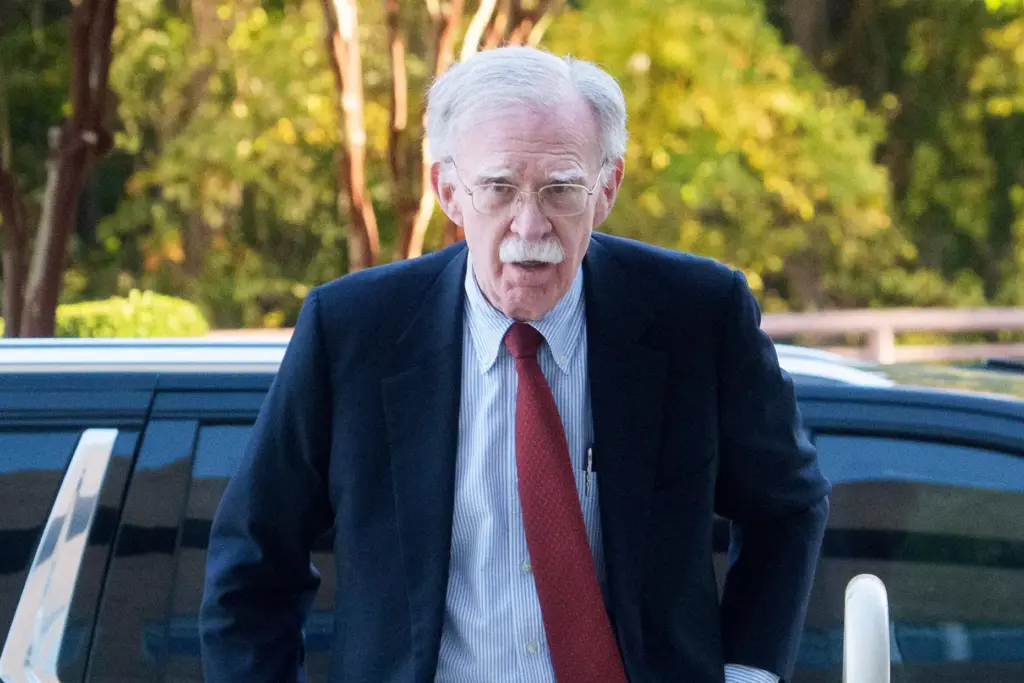 FILE – Former Trump administration national security adviser John Bolton...