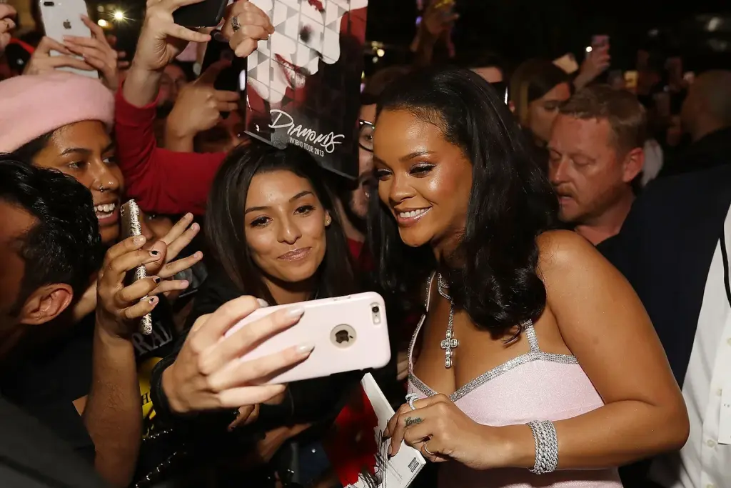 Rihanna attends the Fenty Beauty by Rihanna Anniversary Event at...