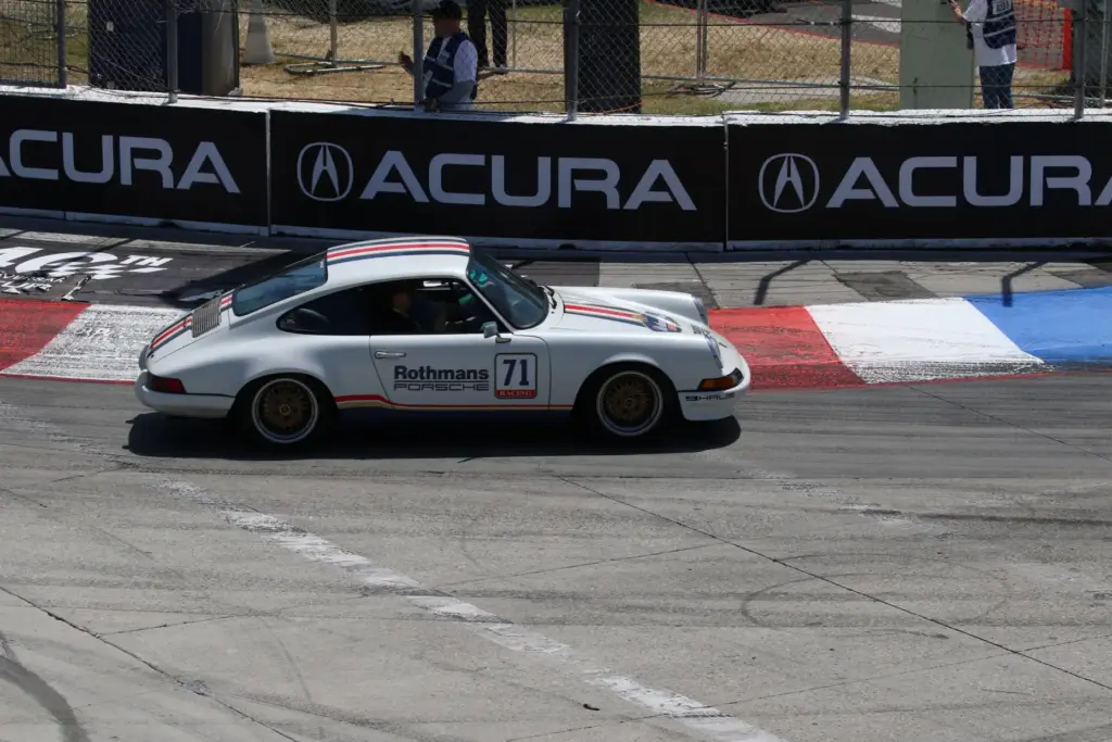An exotic car rides the circuit in the Mornings CARnival...