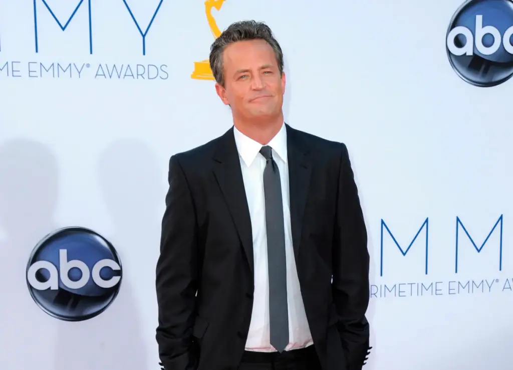 FILE – Actor Matthew Perry arrives at the 64th Primetime...