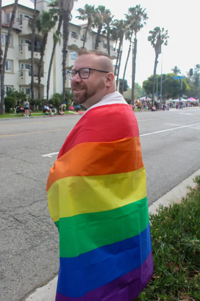 Brian Griffen, 46, from Los Angeles, at the 43rd annual...