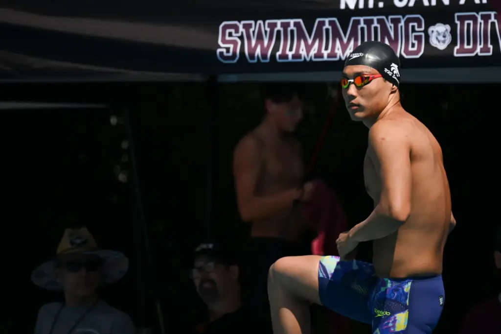 Andrew Maksymowski of Northwood High School prepares to compete in...