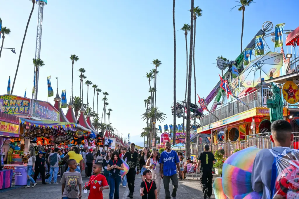 Fairgoers enjoy the final weekend of the LA County Fair...