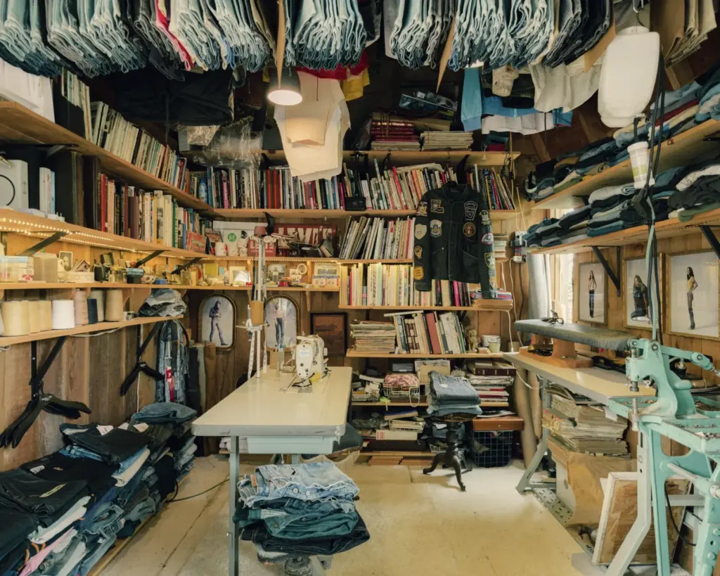 The owner uses the studio as a workshop. (Photo by...
