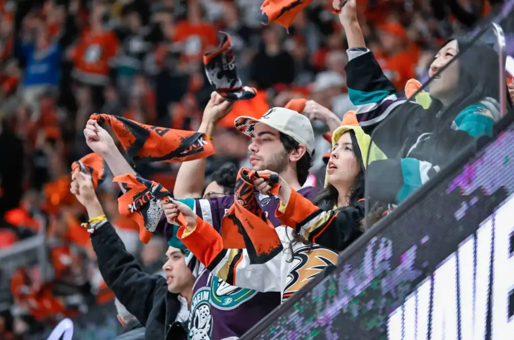 during the first period of Game 4 of the NHL...