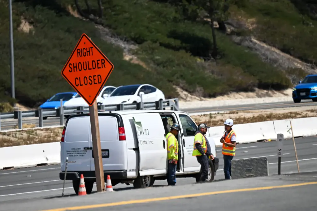 Extra lanes have been added to the on-ramps at Winchester...