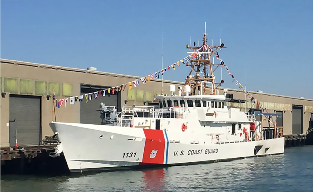 US Coast Guard Fast Response Cutter Terrell Horne (WPC-1131) (Courtesy...